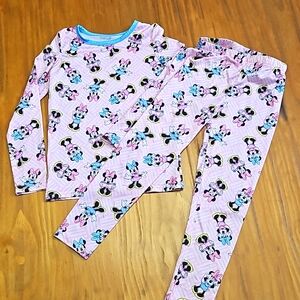 Disney Cuddl Duds Warm Layer Minnie 2 piece Set 5T